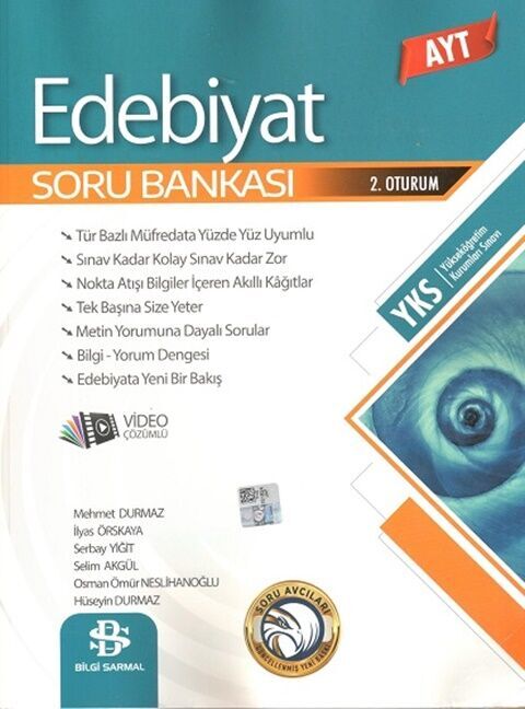 BİLGİ SARMAL AYT EDEBİYAT SORU BANKASI 2024