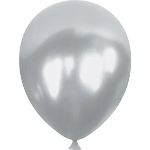 Nedi Pm-12133 Balon Metalik Gümüş 20 Li