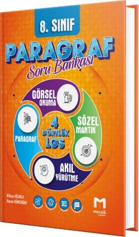 Mozaik Yayınları 8. Sınıf LGS Paragraf Mozaik Soru Bankası