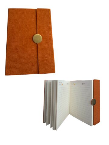 Aytan 25-150 kumaş desen Kapak Mıknatıs Tokalı Modelist Defter – A5 Çizgili 110 Ypr