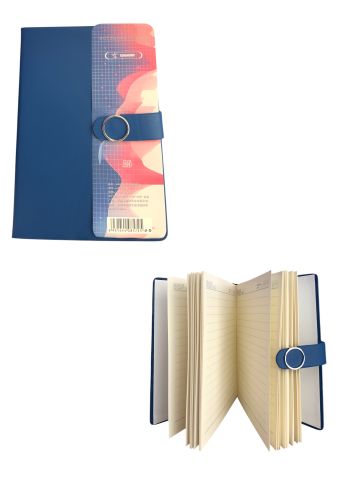 Aytan 604-25 Deri Kapak Mıknatıs Tokalı Modelist Defter – A5 Çizgili 116 Ypr