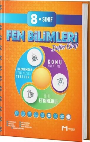 Mozaik Yayınları 8. Sınıf Fen Bilimleri İntro Defter Kitap