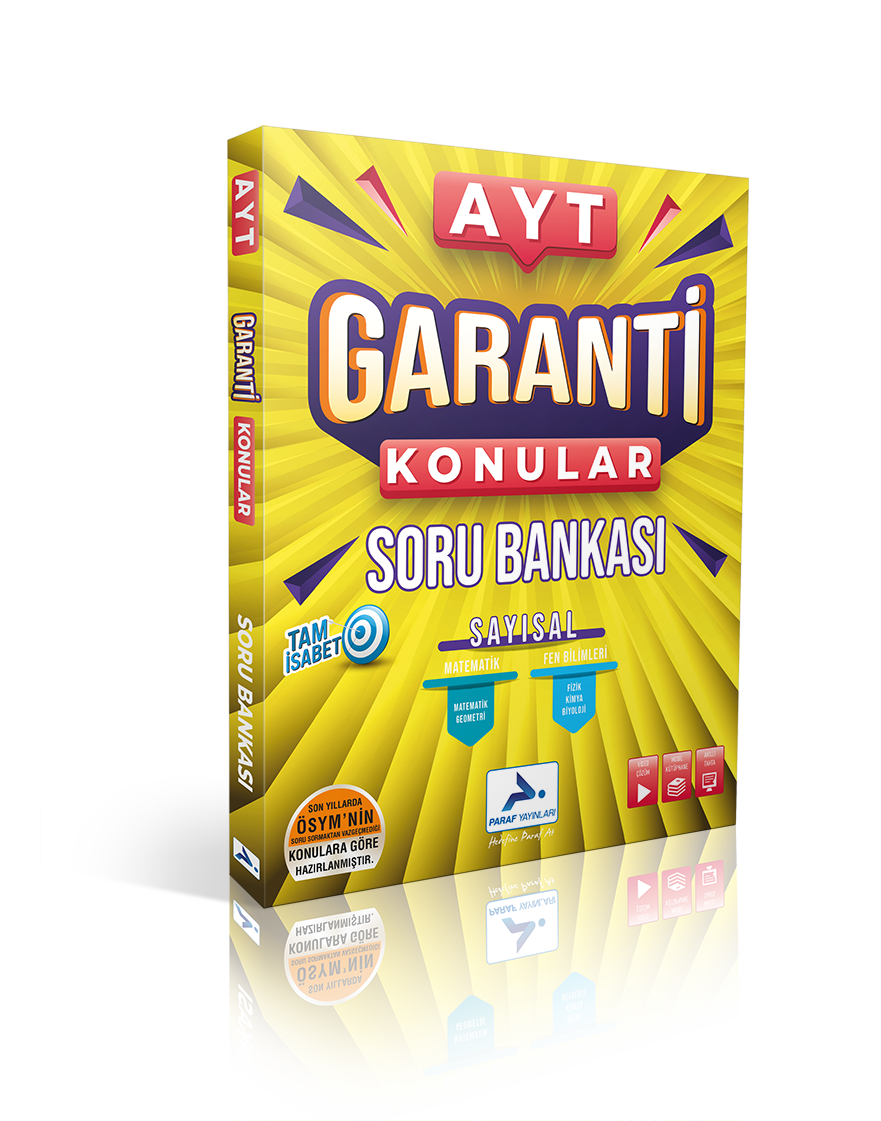 Paraf AYT Sayısal Garanti Konular Soru Bankası