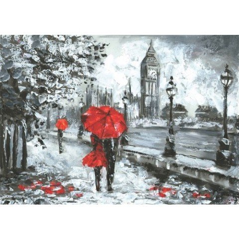 Keskin puzzle 68*48 1000 ' Li -  LONDRADA ROMANTİZM