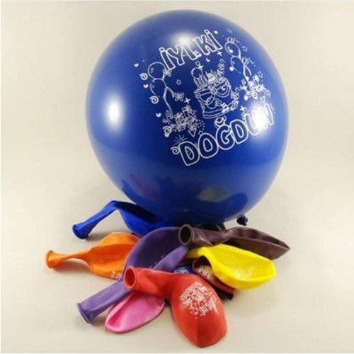 Nedi Pm-12162 Balon Baskılı İyiki Doğdun 16 Lı