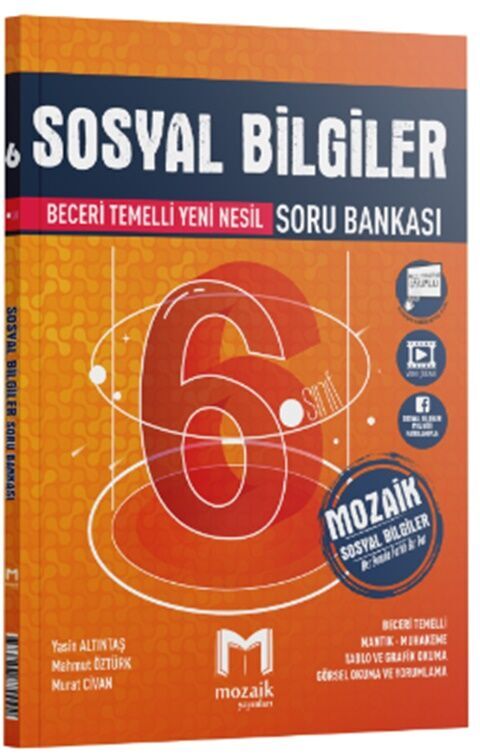 Mozaik Yayınları 6. Sınıf Sosyal Bilgiler Soru Bankası