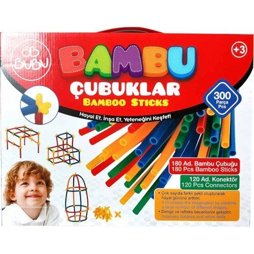 Bu-Bu Bambu Çubukları 300 Parça