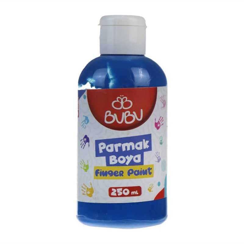 Bu-Bu Parmak Boya 250 Gr. - Mavi