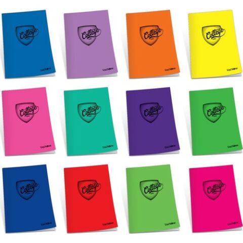 Çınar College Dikişli PP Kapak Çizgili Defter 21 cm x 29.7 cm 80 Yaprak