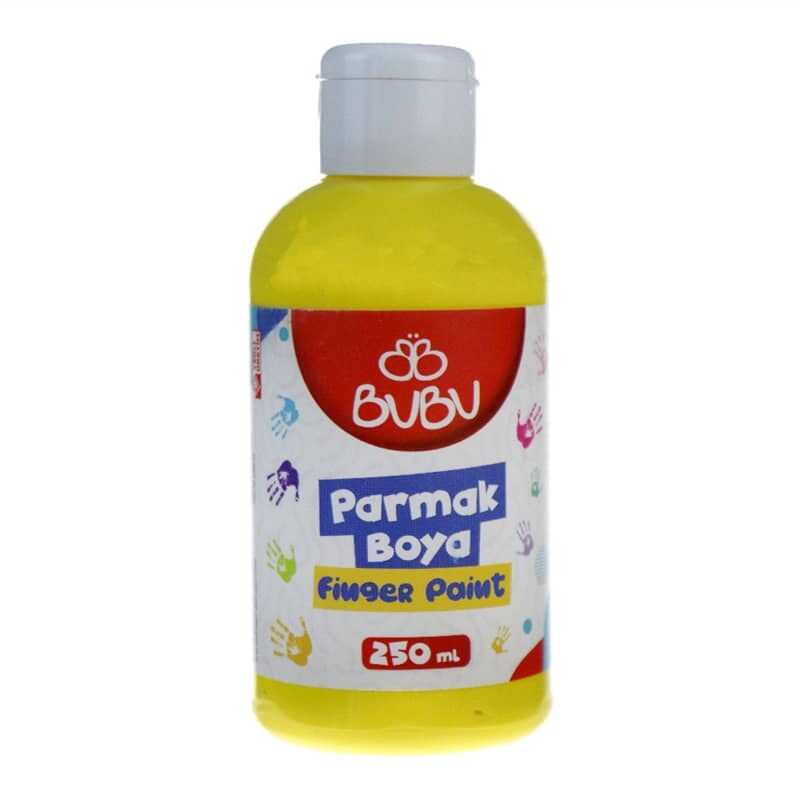 Bu-Bu Parmak Boya 250 Gr. - Sarı