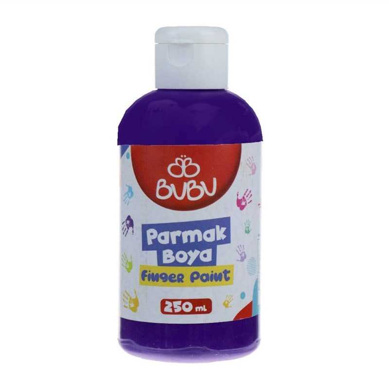 Bu-Bu Parmak Boya 250 Gr. - Mor