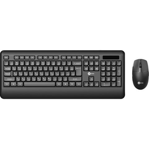 Lenovo Lecoo KW202 Kablosuz Türkçe Q Klavye & Mouse Set - Siyah
