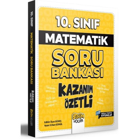 BENİM HOCAM 10.SINIF KAZANIM ÖZETLİ MATEMATİK SORU BANKASI