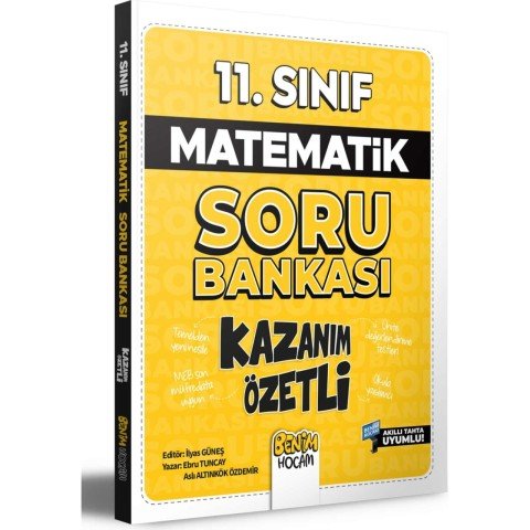 BENİM HOCAM 11.SINIF KAZANIM ÖZETLİ MATEMATİK SORU BANKASI