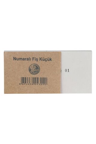 Dilman Numaralı Fiş Küçük