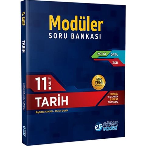 Eğitim Vadisi Yayınları 11.Sınıf Tarih Modüler Soru Bankası