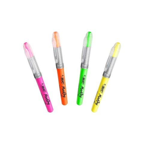 Bic Marking Highlighter Fosforlu Kalem Flex 4 Lü