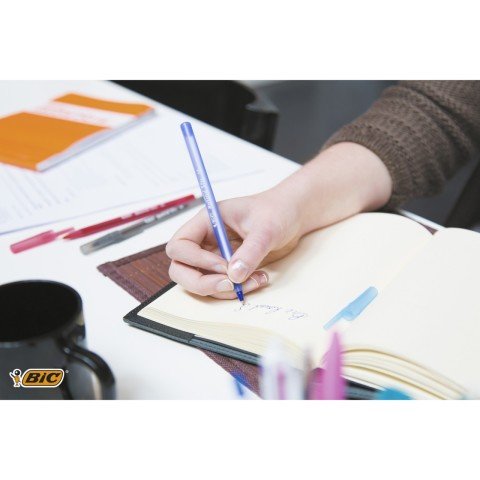 Bic Round Stic Tükenmez Kalem Mavi 60'Lı Kutu - 60 Adet