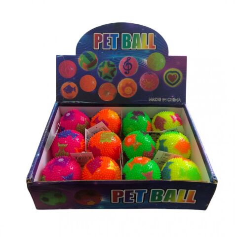 Burak Sport Renkli Işıklı Kirpi Top