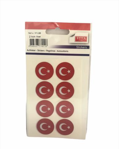Tanex STC-296 25 mm Bayrak Çıkartma 2'li