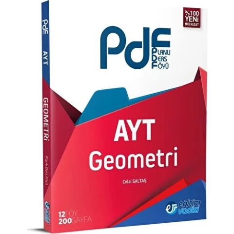 Eğitim Vadisi Yayınları AYT Geometri PDF Planlı Ders Föyü
