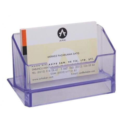 Ark 1384 Kartvizitlik Plastik Şeffaf