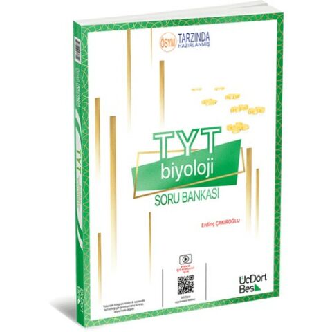 ÜçDörtBeş Yayınları TYT Biyoloji Soru Bankası