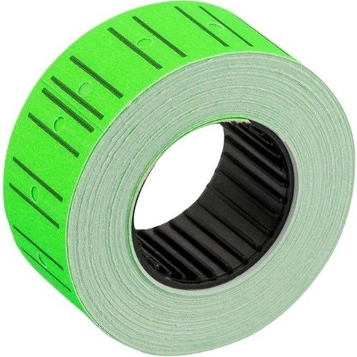 Tanex Fiyat Etiketi 12x21mm Çizgili Neon Yeşil 6 Lı