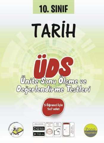 Pano 10. Sınıf Tarih Ünite Değerlendirme Sınavı (5 Öğrencilik 5X7 Sınav)