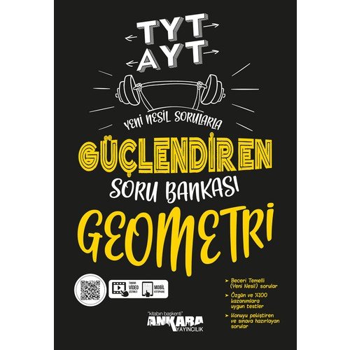Ankara Yayıncılık  Yks Tyt-Ayt Güçlendiren Geometri Soru Bankası