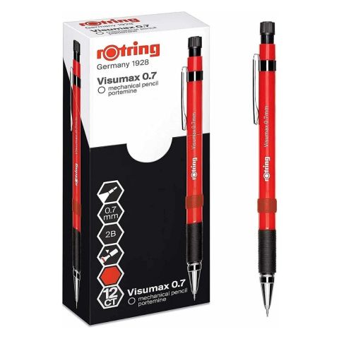 Rotring Visumax Versatil Kalem 0.7 Mm – Kırmızı