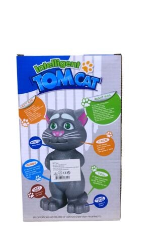 Tom Cat Konuşan Kedi Tom Ses Kaydeden Müzikli 23 cm Talking