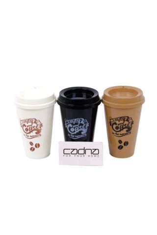 Qlux L-00751 Coffee Cup, 450 ml Capacity