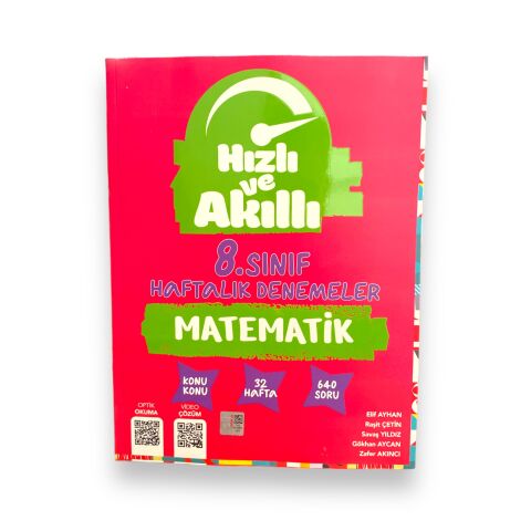 Tammat Hızlı Ve Akıllı 8. Sınıf Haftalık Deneme Matematik Kitap