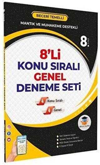 Zeka Küpü Yayınları 8.sınıf LGS Beceri Temelli 8'li Deneme