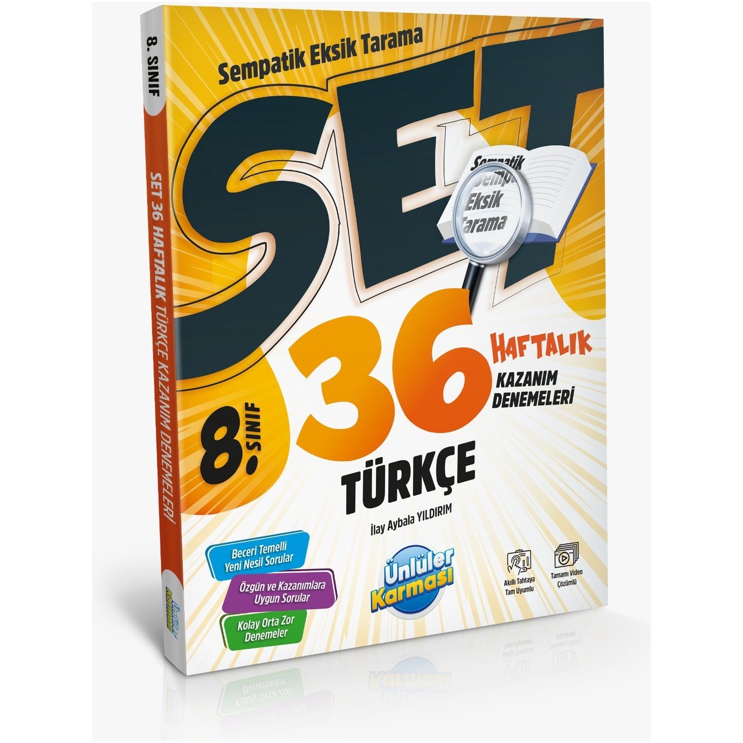 Ünlüler Karması 8. Sınıf Türkçe 36 Haftalık Kazanım Denemeleri