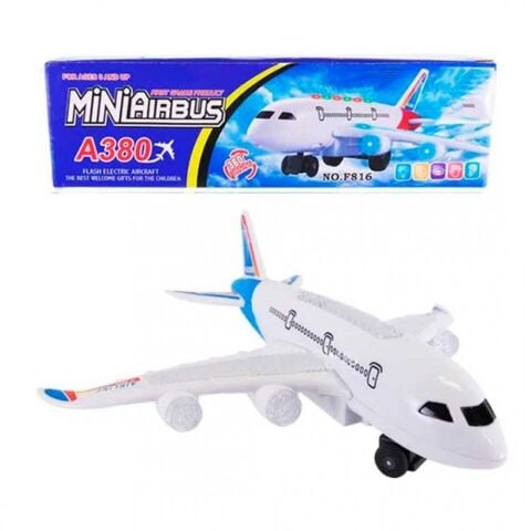 Can Oyuncak Işıklı Sesli ve Hareketli Airbus Uçak 20 cm