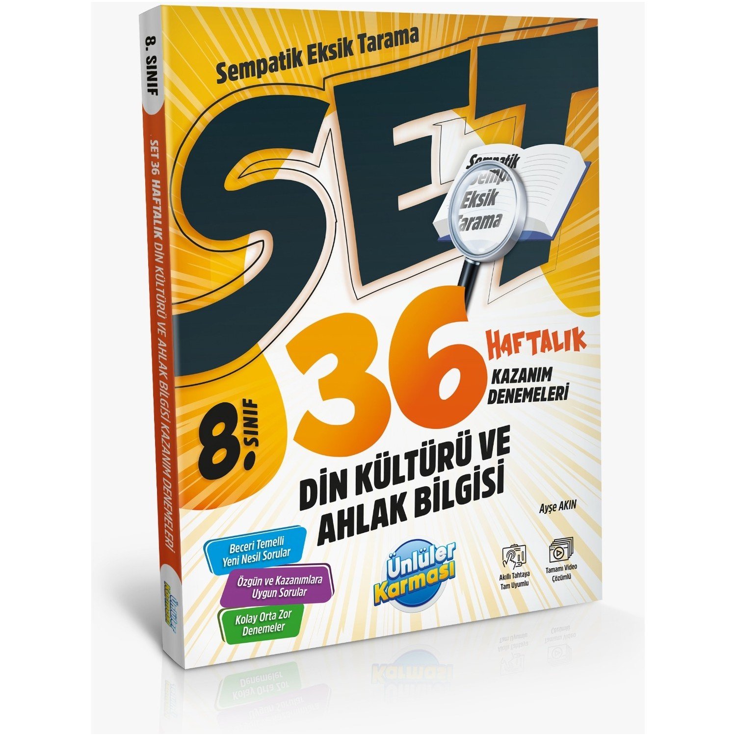 Ünlüler Karması 8. Sınıf Din kült.Ve Ahlak Bilgisi 36 Haftalık Kazanım Denemeleri