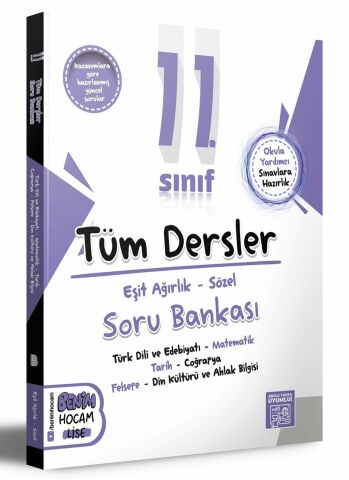 Benim Hocam 11. SINIF TÜM DERSLER SORU BANKASI EA- SÖZEL