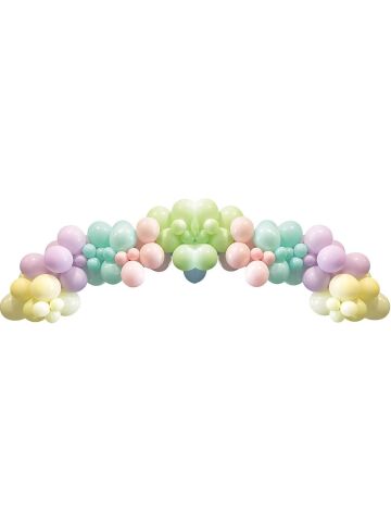 Balon Dekorasyonu 3lü Set Asorti Set 70'li - Makaron