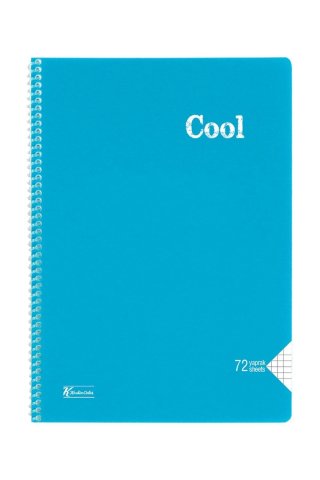 Keskin Color Cool 72 Yaprak Kareli A4 Plastik Kapak Spiralli Defter