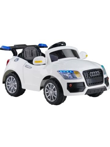 Babyhope 436 E-Drive-5 Akülü Araba 12v Uz. Kumanda+Müzik Çalar - Beyaz