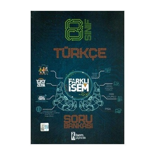 İsem 8. Sınıf Farklı Türkçe Soru Bankası