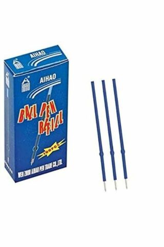 Aihao Tükenmez Kalem Yedeği Mavi 110Mm (1 Adet)