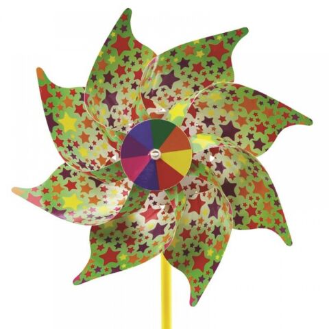 Kardeşler 6 Kanatlı 15cm Çap Spot Rüzgar Gülü