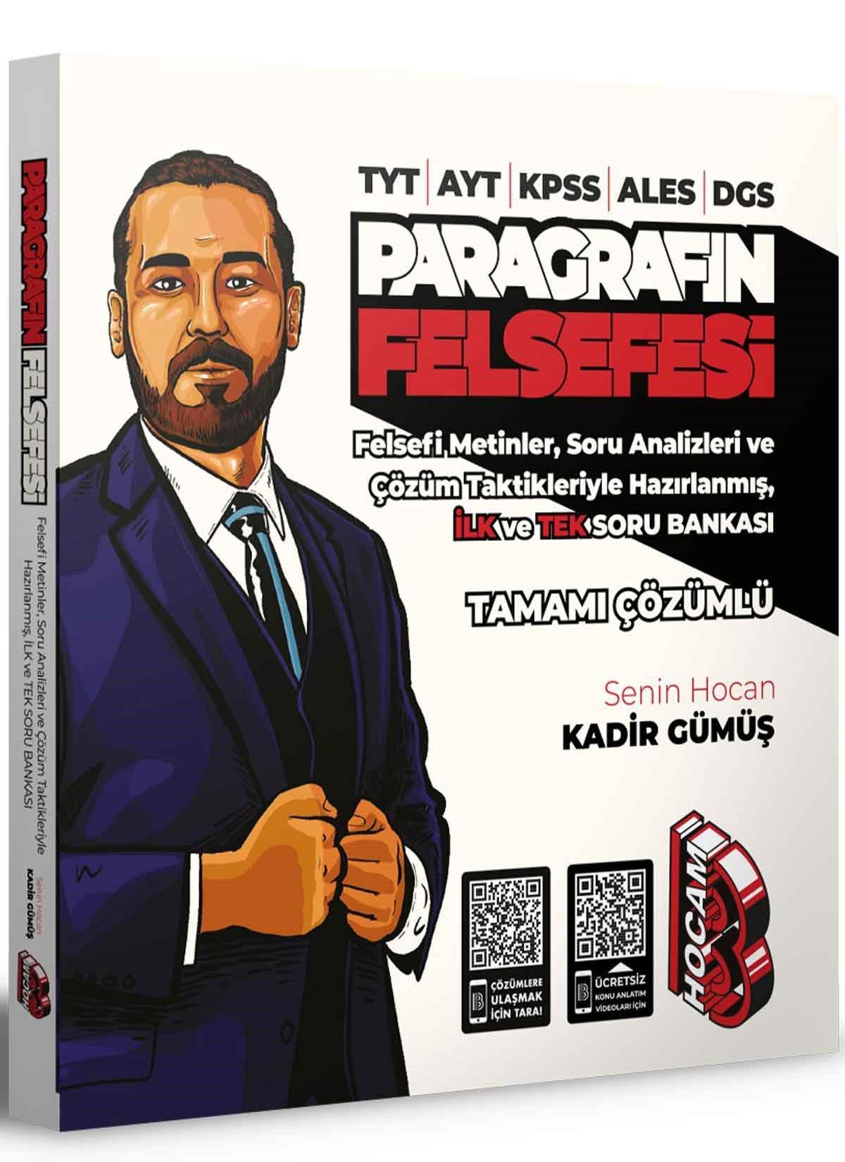 Benim Hocam TYT-AYT-KPSS-ALES-DGS Paragrafın Felsefesi Tamamı Çözümlü Soru Bankası