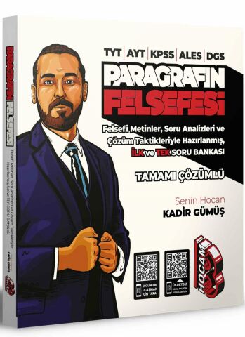 Benim Hocam TYT-AYT-KPSS-ALES-DGS Paragrafın Felsefesi Tamamı Çözümlü Soru Bankası
