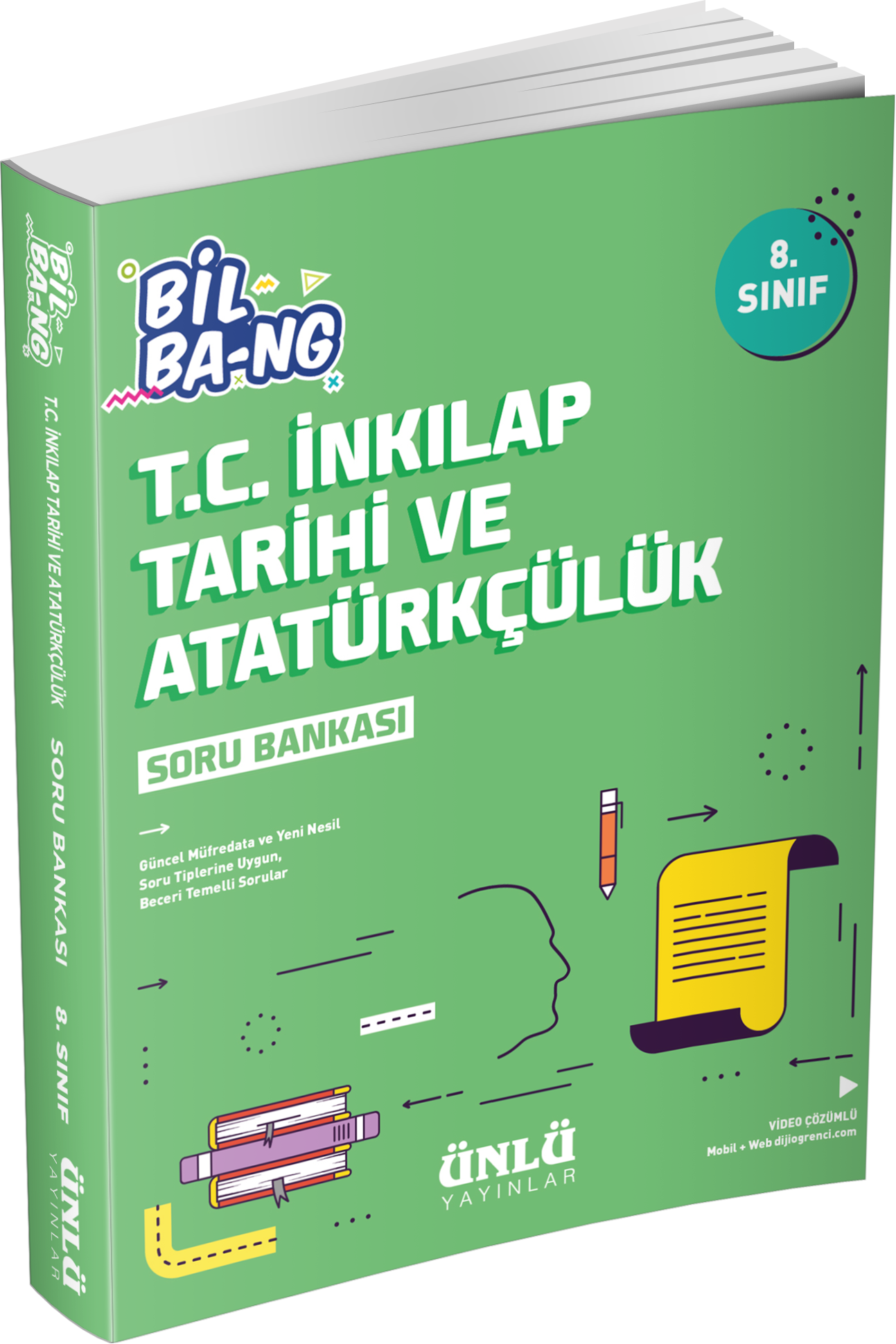 Ünlü 8. Sınıf Bil Ba-ng T.C. İnkılap Tarihi ve Atatürkçülük Soru Bankası