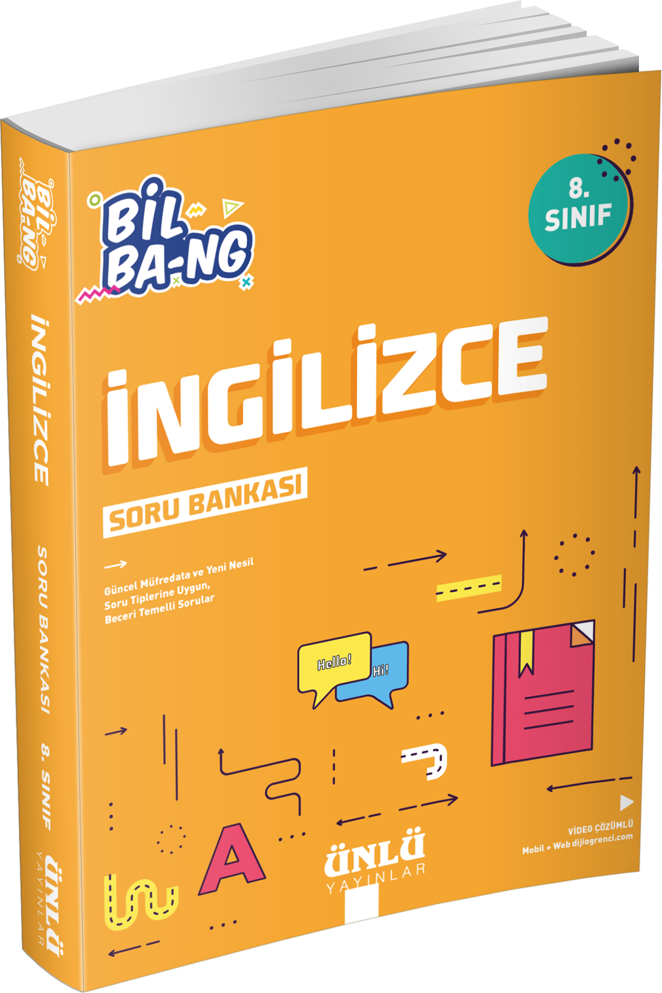 Ünlü 8. Sınıf Bil Ba-ng İngilizce Soru Bankası