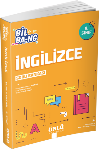 Ünlü 8. Sınıf Bil Ba-ng İngilizce Soru Bankası